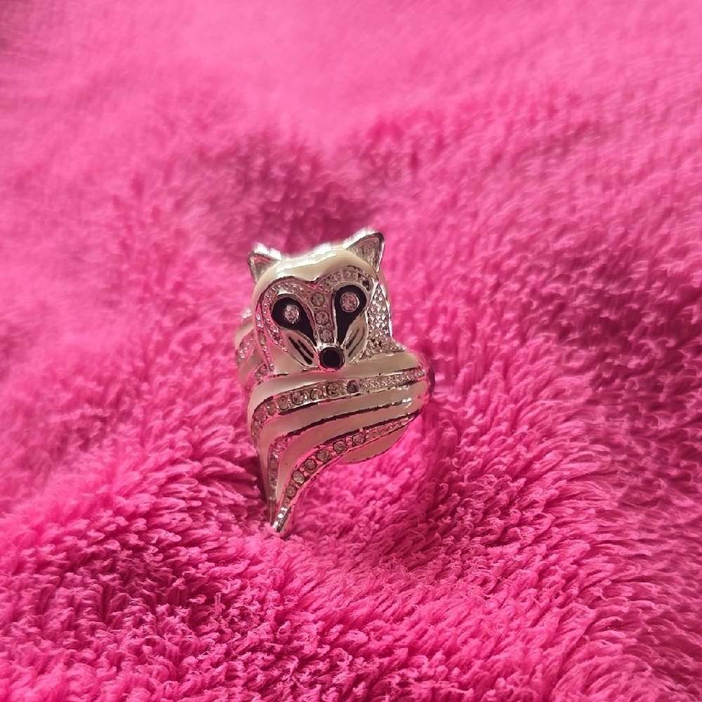 ✨️White Fox Ring | Sparkly & Unique Statement Piece